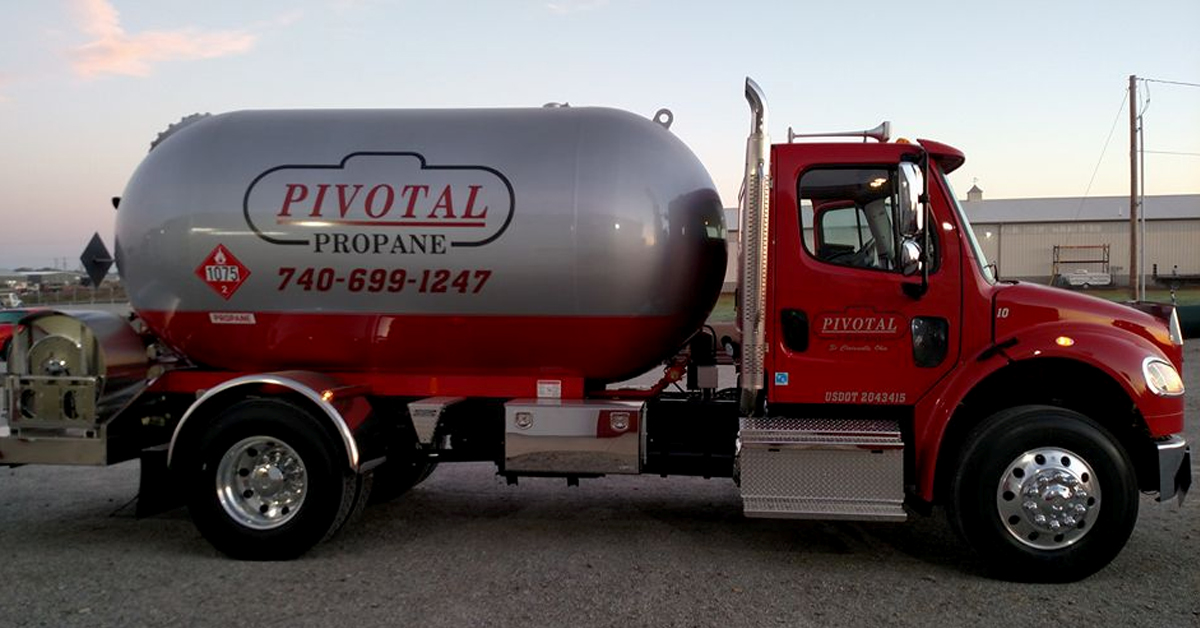 Pivotal Propane Refill Truck